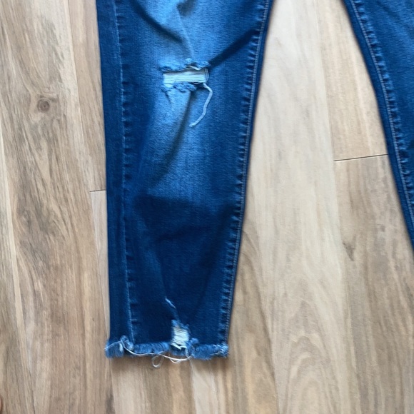 Kancan button fly distressed raw hem jean size 15 / 31 - Picture 8 of 17